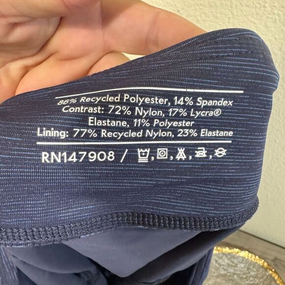 Outdoor Voices Navy High Rise Athletic Skort 4" Size XL Tennis Pickleball - Picture 8 of 9